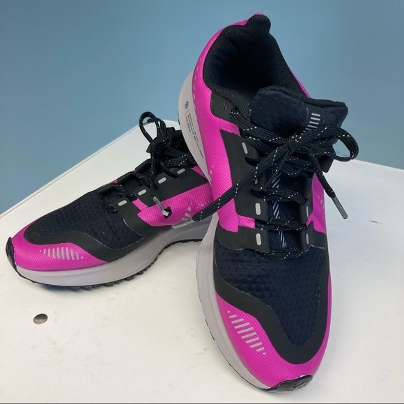 NIKE Sz 5 Zoom Pegasus Run Utility  36 Shield Fire Pink Sneakers - Picture 1 of 12